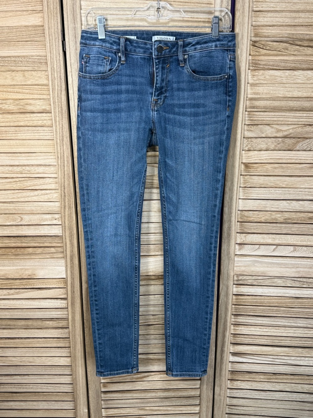 Vigoss Jeans Jagger Skinny Women's Blue Denim Size 28